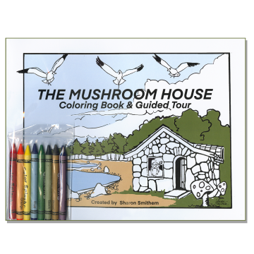 Mushroom House Coloring Book & Guided Tour