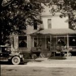 The Bartlett Hotel was built on Park Avenue by a local doctor in 1908. Dr. L. D. Bartlett had owned a hotel on Bridge Street since 1898. He decided to start fresh here, near the Congregational Church, and opened in 1909. The Detroit Lions football team of 1942 stayed at the Bartlett when they came to town for a summer training session. They went on to have the worst year in their history until the debacle of 2008. The Bartlett was torn down over the winter of 1966-67. The Captain’s Watch condominiums stand in its place. The Bartlett Hotel