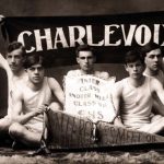 The 1908 track and field team. From left: future shoe store owner Don Campbell, future master builder in stone Earl Young, Sam Levinson, Emerald Emery, and Henry Partridge. 1908 Track and Field Team