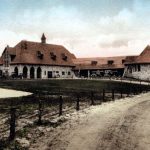 Loeb Farms’ horse barn held twenty-six purebred Belgian draft sorrels. The operation became one of Michigan’s top tourist attractions. But the national farm economy started to sour by 1926. Loeb Farms closed down operations in 1928. From that point on everything but the residences began to deteriorate. As “Castle Farms” from the 1970s into the 1990s, the barns area became an entertainment venue that hosted the era’s top entertainers and rock and roll bands. In 2001, new owners began to restore it into the magnificent new Castle Farms complex. See www.castlefarms.com for more information. Loeb Farm's Horse Barn