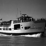 Charlevoix has been the principal port of embarkation for Beaver Island for generations. The Beaver Island Boat Dock and the city dock at the channel neck are one and the same. Many vessels have served the route, including Emerald Isle I, Mary Margaret, North Shore, Beaver, Bainbridge, Rambler, Oval Agitator, Bruce, Columbia, Erie L. Hackley, James E. Sanford, Ossian Bedell, Marold II and others. Beaver Islander