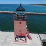 In the months leading up the restoration in 2016, two sample patches of paint and coating were applied for testing purposes. Photo used with permission by Mihm Enterprises.